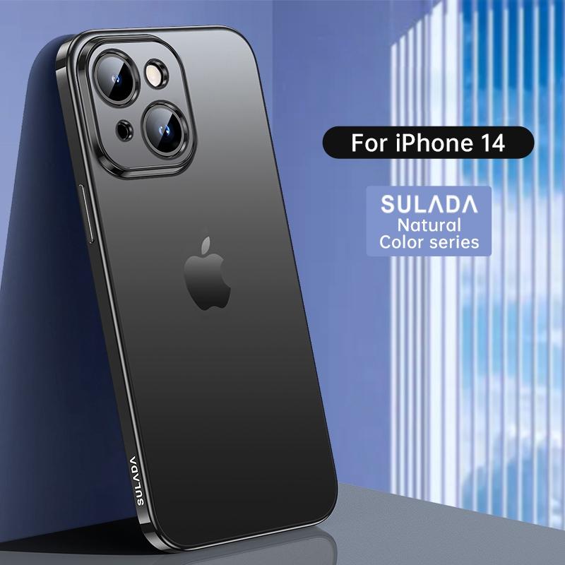 SULADA Nature Series For iPhone 14 6.1 inch,Ultra Slim Electroplating Soft TPU Matte Phone Case Black
SULADA Nature Series For iPhone 14 6.1 inch,Ultra Slim Electroplating Soft TPU Matte Phone Case Black