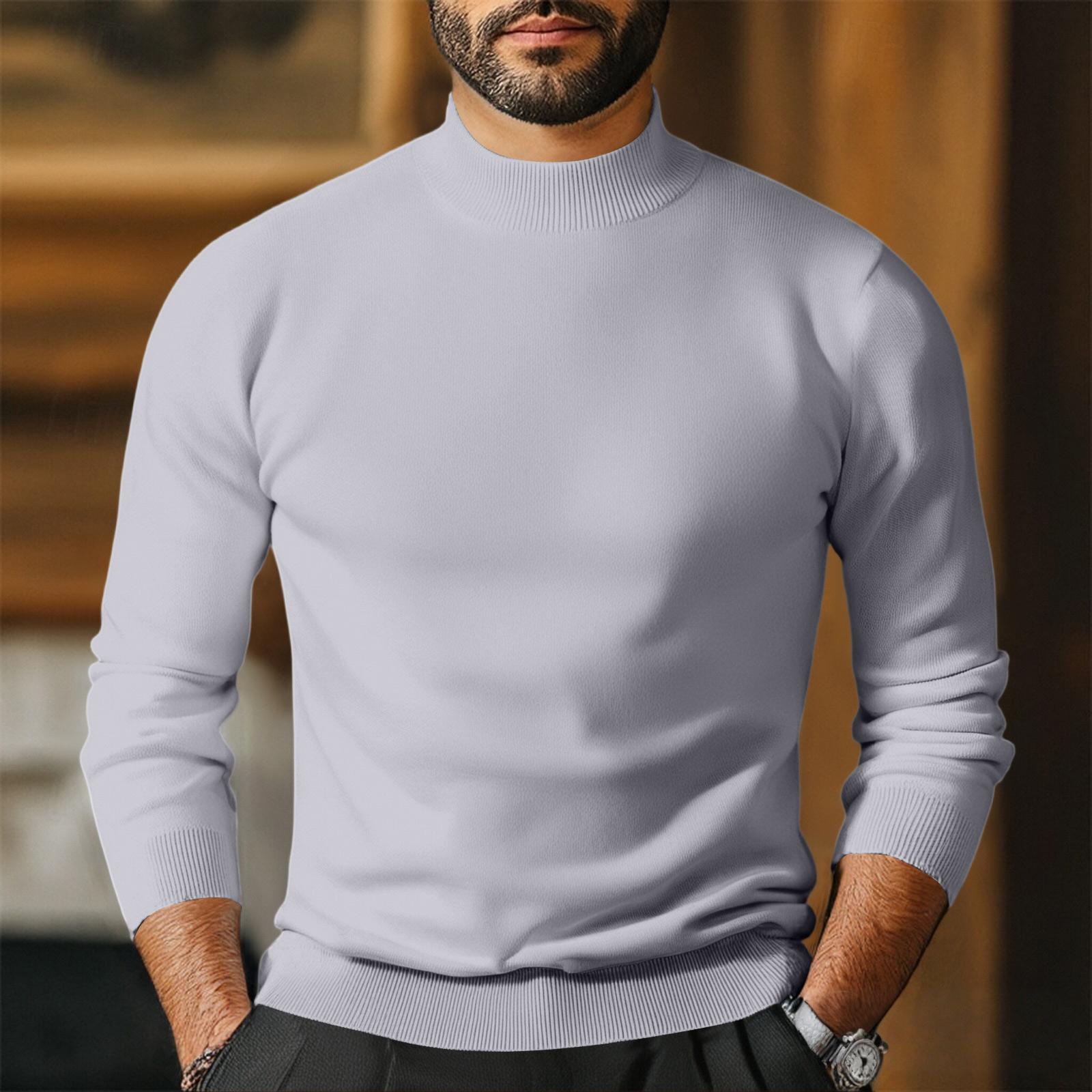 Men s Half Turtleneck Slim Fit Pullover Plus Velvet Long Sleeve Color Sweater Men s Warm Knitted Sweater XXXL
Men s Half Turtleneck Slim Fit Pullover Plus Velvet Long Sleeve Color Sweater Men s Warm Knitted Sweater XXXL
