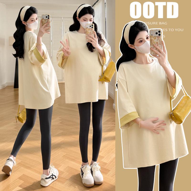Spring 2026 Korean Fashion Maternity T-Shirt with Three-Quarter Sleeves 3XL абрикосовый/кремовый
Spring 2026 Korean Fashion Maternity T-Shirt with Three-Quarter Sleeves 3XL абрикосовый/кремовый