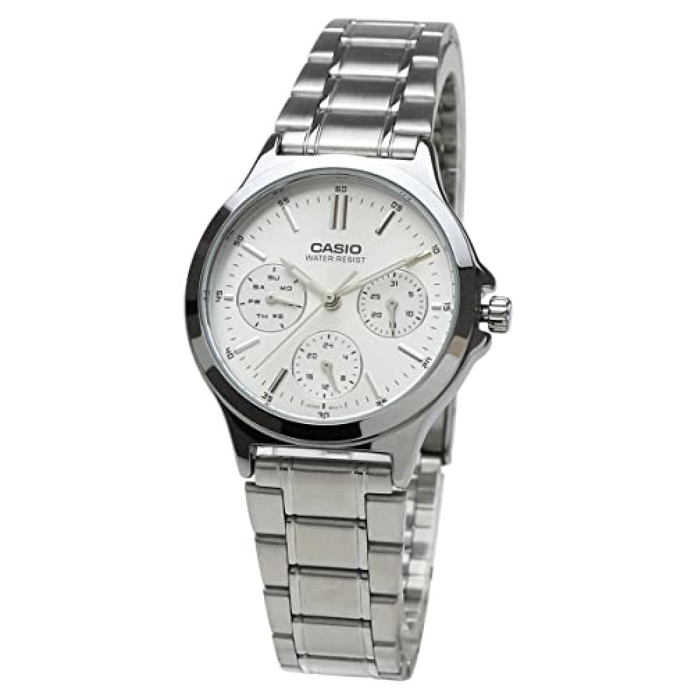 Ltp V300d 7a CaSio CaSio LadieS стандартный день дата календарь аналоговый женский S металлический браслет
Ltp V300d 7a CaSio CaSio LadieS стандартный день дата календарь аналоговый женский S металлический браслет