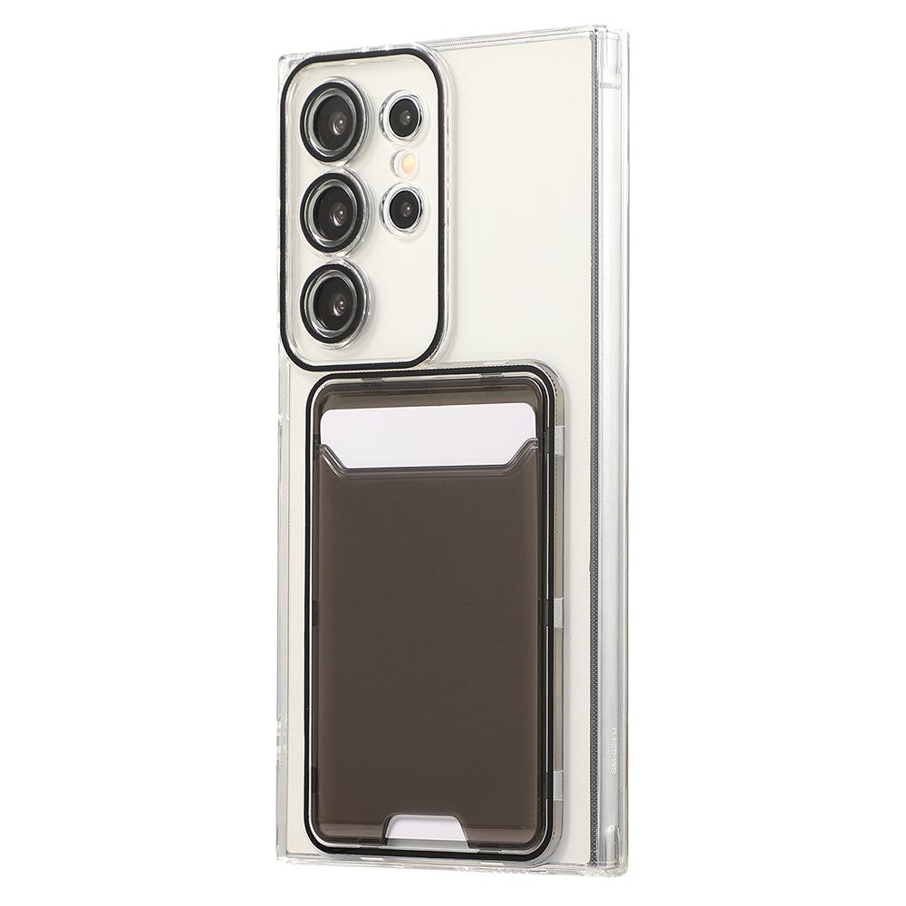 For Samsung Galaxy S22 Ultra 5G Case Transparent TPU Card Holder Phone Cover Black
For Samsung Galaxy S22 Ultra 5G Case Transparent TPU Card Holder Phone Cover Black
