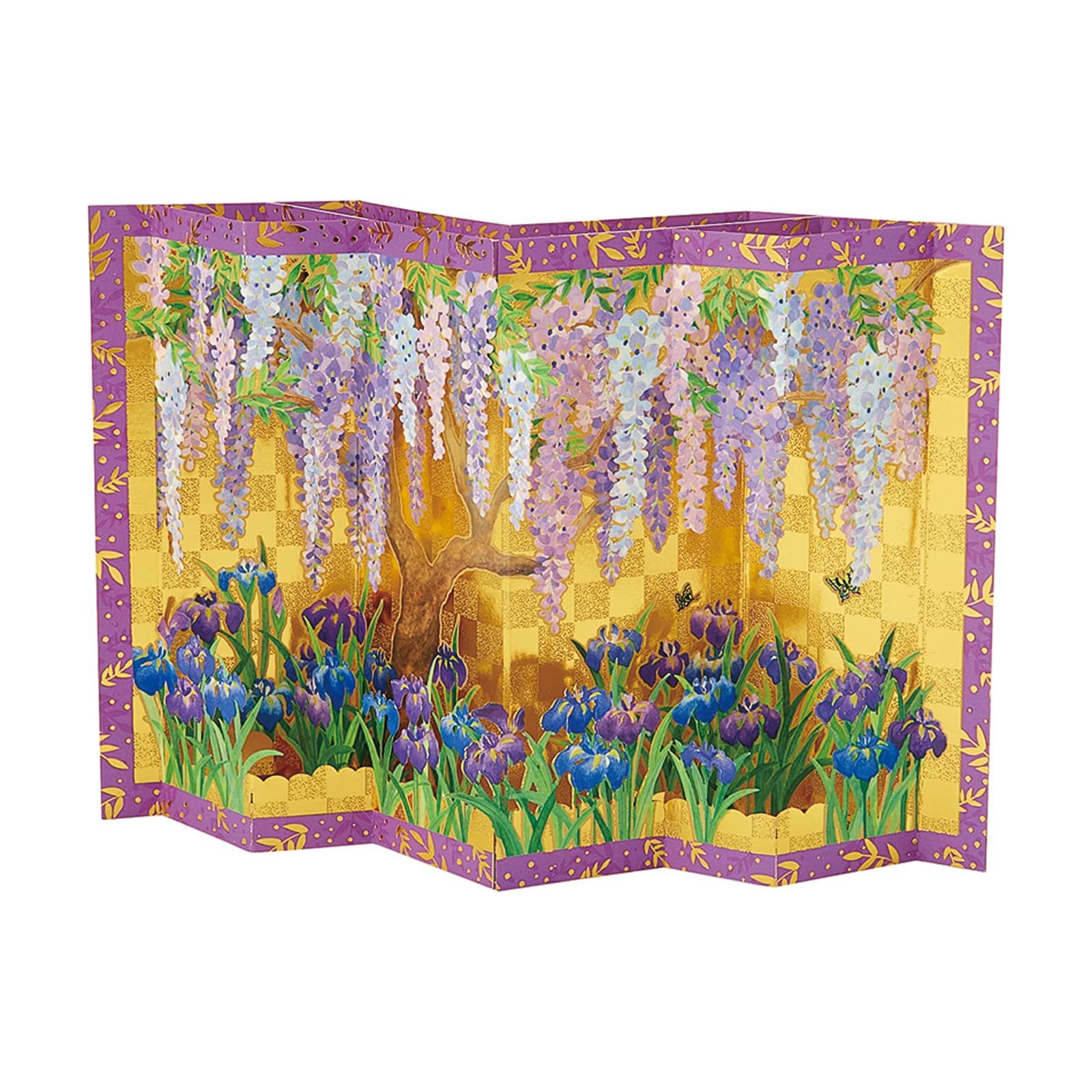 Sanrio Message Greeting Early Wisteria Gold Folding JES 484440 Card, Card, Summer, Screen, 20-5,
Sanrio Message Greeting Early Wisteria Gold Folding JES 484440 Card, Card, Summer, Screen, 20-5,