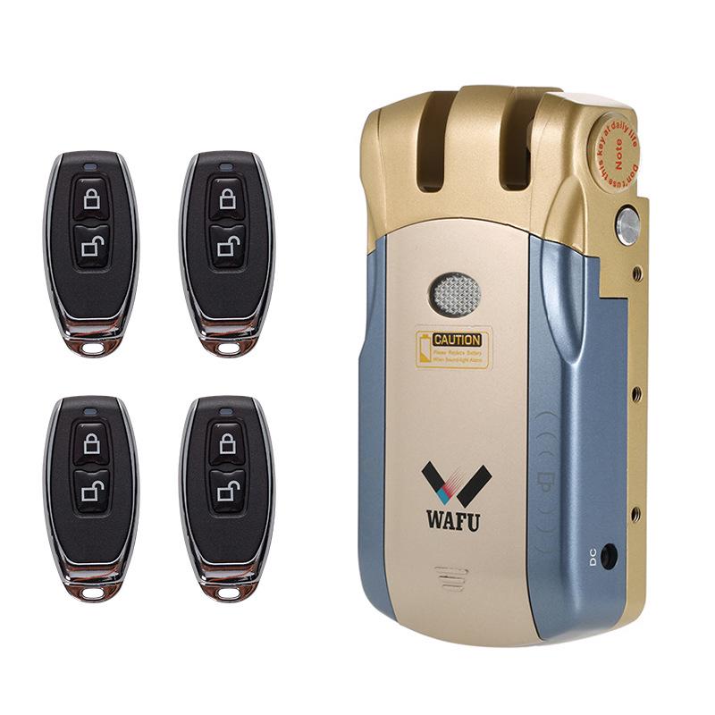 WAFU Smart Graffiti Keyless Door Lock - Wireless, Remote-Controlled, Hidden Design
WAFU Smart Graffiti Keyless Door Lock - Wireless, Remote-Controlled, Hidden Design