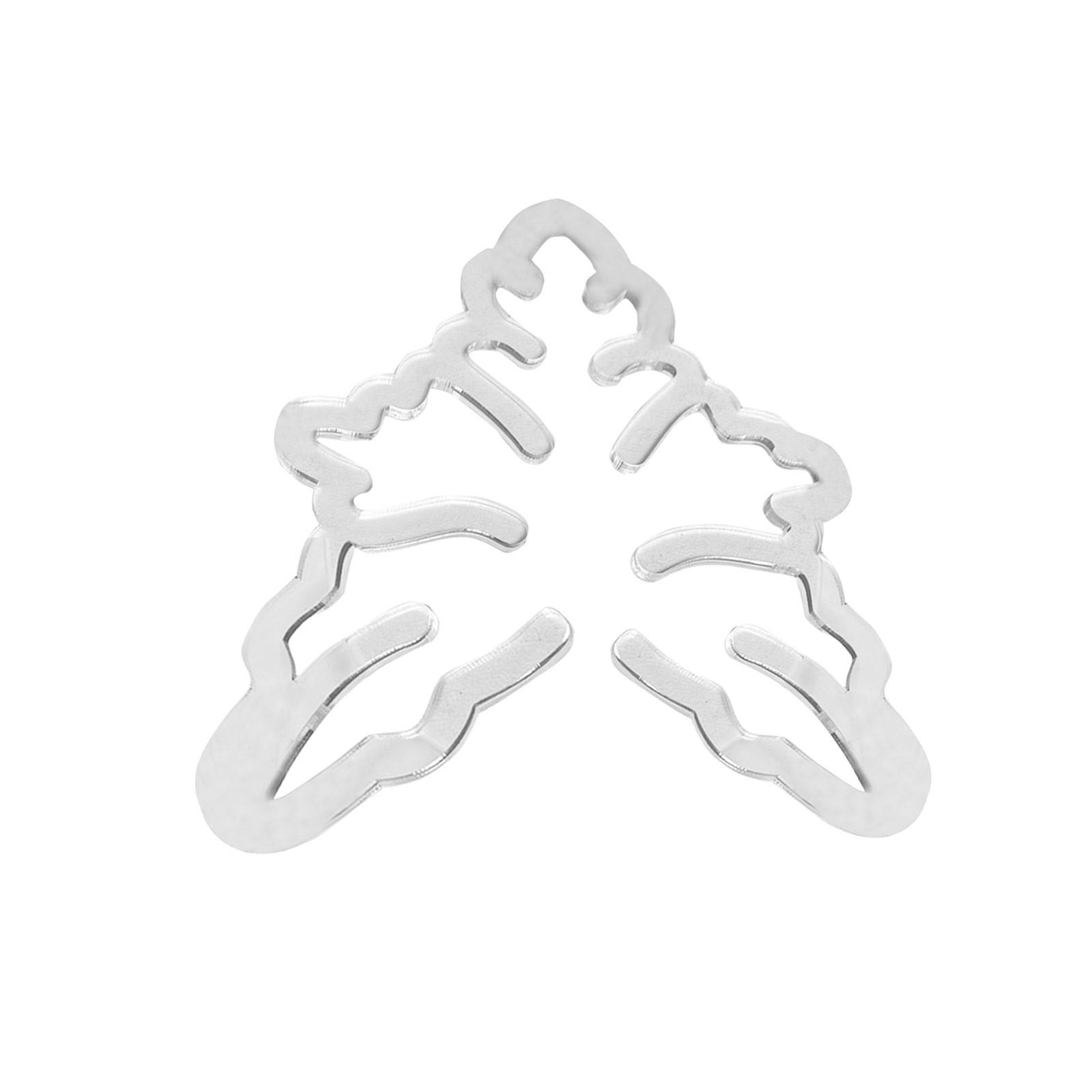 Держатель стебля цветка, трансграничный лист в форме цветка для зеленых растений, прозрачный One Size