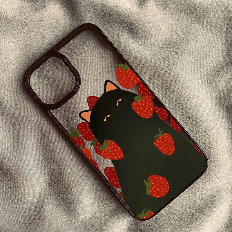 Summer Strawberry Fruit Phone Case for IPhone 11 12 13 14 Pro Max Mini X XSMax XR 7 8 Plus 16 Korean Cute Black Cat Cover Fundas iPhone XS MAX
Summer Strawberry Fruit Phone Case for IPhone 11 12 13 14 Pro Max Mini X XSMax XR 7 8 Plus 16 Korean Cute Black Cat Cover Fundas iPhone XS MAX