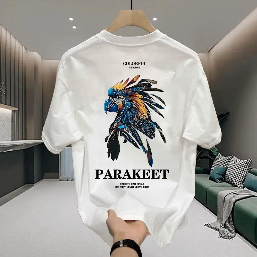 New Americanstyle Pure Cotton Mens Tshirt Trendy Summer Casual Sports Roundneck Hiphop Mens Shortsleeved Shirt S
New Americanstyle Pure Cotton Mens Tshirt Trendy Summer Casual Sports Roundneck Hiphop Mens Shortsleeved Shirt S