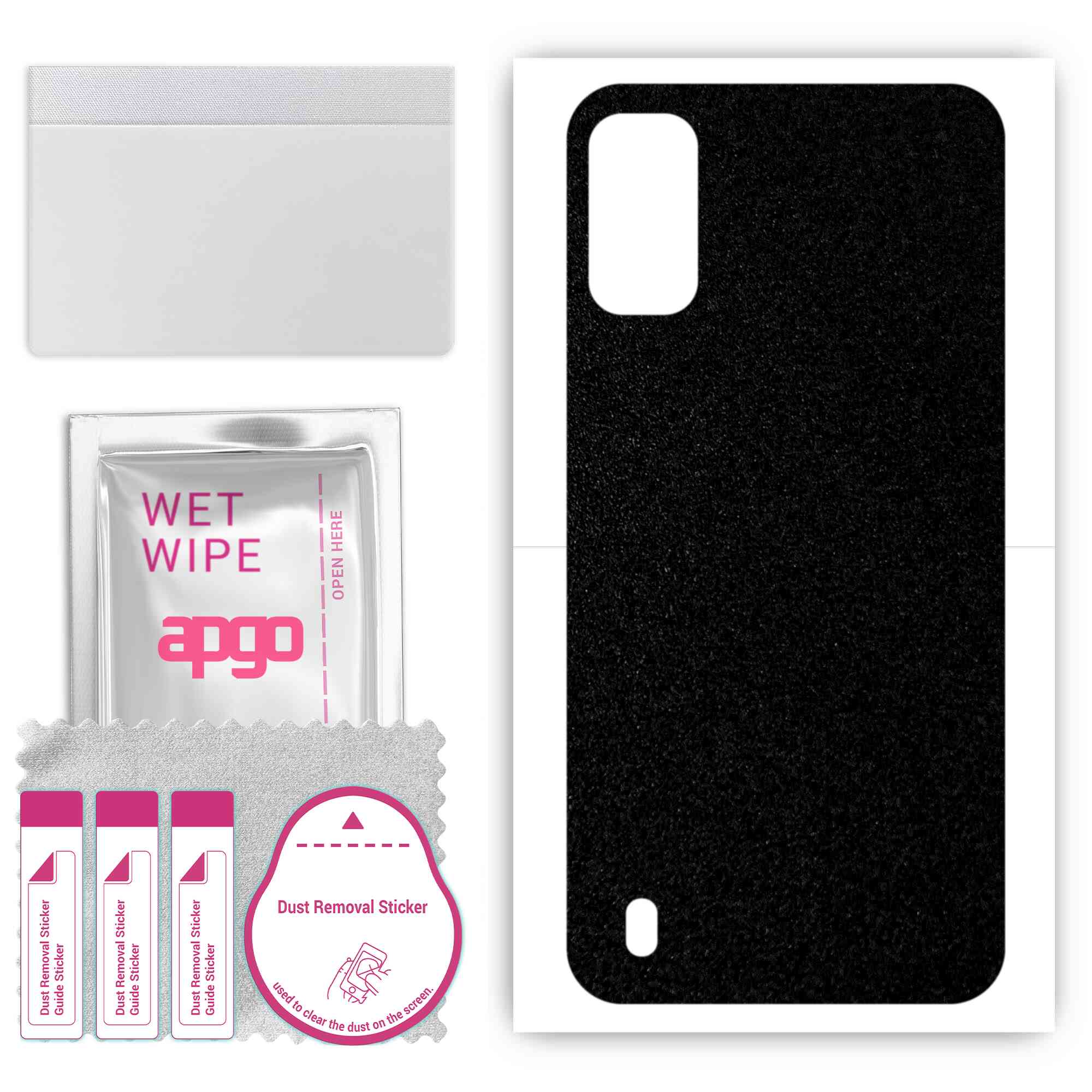 apgo Protective Skin Sticker for the back compatible with Tecno Pop 5S, Wrap Film, Foil, Vinyl - Pattern Matte Black
apgo Protective Skin Sticker for the back compatible with Tecno Pop 5S, Wrap Film, Foil, Vinyl - Pattern Matte Black