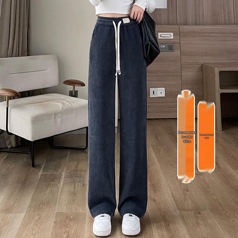 Women s 2024 Autumn/Winter Fleece Wide-Leg Pants - Loose, Thickened, Slim-Fit Straight-Leg Design M for 80-95 jin
Women s 2024 Autumn/Winter Fleece Wide-Leg Pants - Loose, Thickened, Slim-Fit Straight-Leg Design M for 80-95 jin