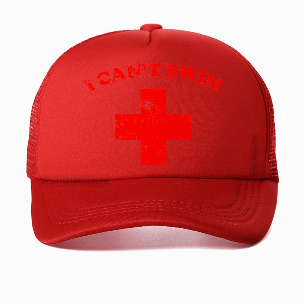 Funny I Cant Swim Lifeguard Graphic baseball cap Unisex Womens Fashion Casual Breathable sun hats outdoor mesh trucker hat Adjustable
Funny I Cant Swim Lifeguard Graphic baseball cap Unisex Womens Fashion Casual Breathable sun hats outdoor mesh trucker hat Adjustable