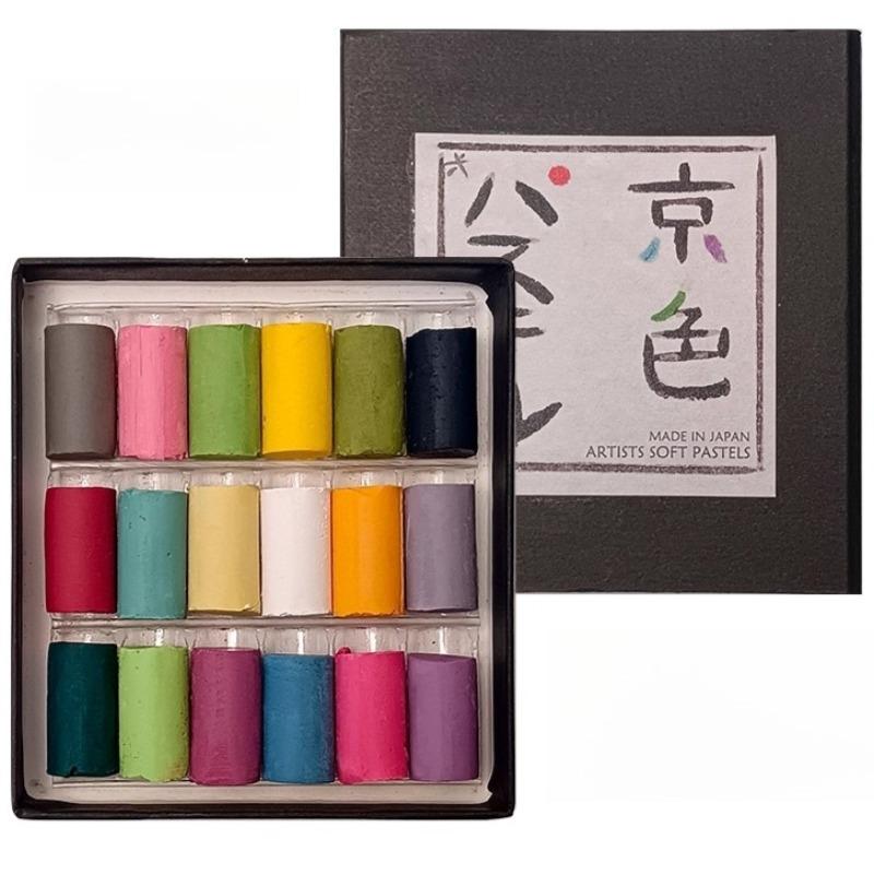 18-color Set Japanese Soft Pastel Sticks Colored Chalk Artist Landscape Figure Painting Creation Art Woodless Pastel Pencils
18-color Set Japanese Soft Pastel Sticks Colored Chalk Artist Landscape Figure Painting Creation Art Woodless Pastel Pencils
