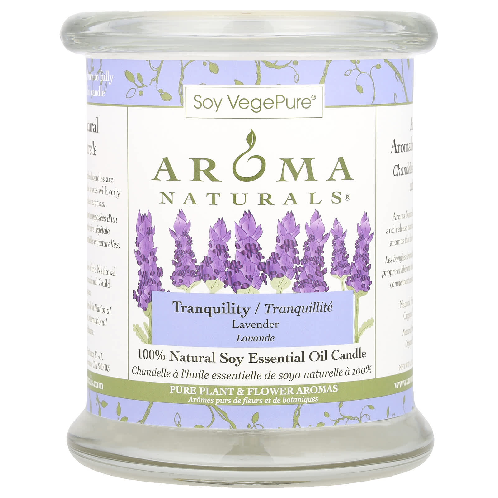 Я Vegepure®, 100% Натуральная Соевая Свеча с Эфирным Маслом, Спокойствие, Лаванда, 260Г (8.8 унц)
Я Vegepure®, 100% Натуральная Соевая Свеча с Эфирным Маслом, Спокойствие, Лаванда, 260Г (8.8 унц)
