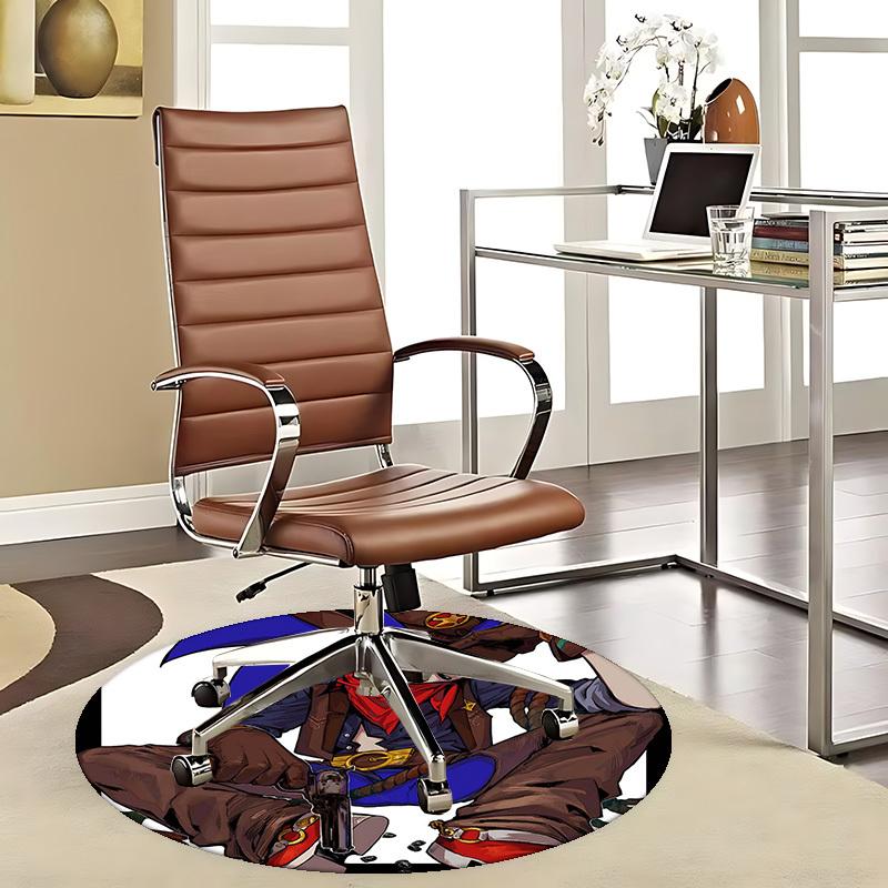 1pc Western Cowboy Theme Round Carpet Anime Cartoon Design, Office Chair Mat, NonSlip Rug for Home Decor, Seasonal Gift, Suitable for Office 80cm
1pc Western Cowboy Theme Round Carpet Anime Cartoon Design, Office Chair Mat, NonSlip Rug for Home Decor, Seasonal Gift, Suitable for Office 80cm
