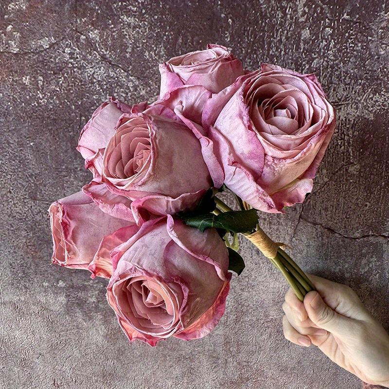 6pcs Dry Burned Roses, Artificial Rose Bouquet, Faux Floral Arrangement for Wedding Party Living Room Vase Table Centerpiece Arrangement Garden Decor 6pcs темно-рожевого кольору
6pcs Dry Burned Roses, Artificial Rose Bouquet, Faux Floral Arrangement for Wedding Party Living Room Vase Table Centerpiece Arrangement Garden Decor 6pcs темно-рожевого кольору