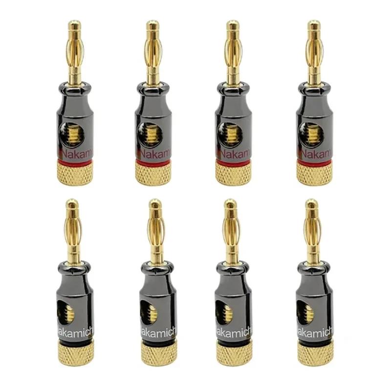 8PCS 4mm Banana Plug Spiral Type Adapter Electronic Connector Screw Stereo Speaker Audio Copper Terminal
8PCS 4mm Banana Plug Spiral Type Adapter Electronic Connector Screw Stereo Speaker Audio Copper Terminal