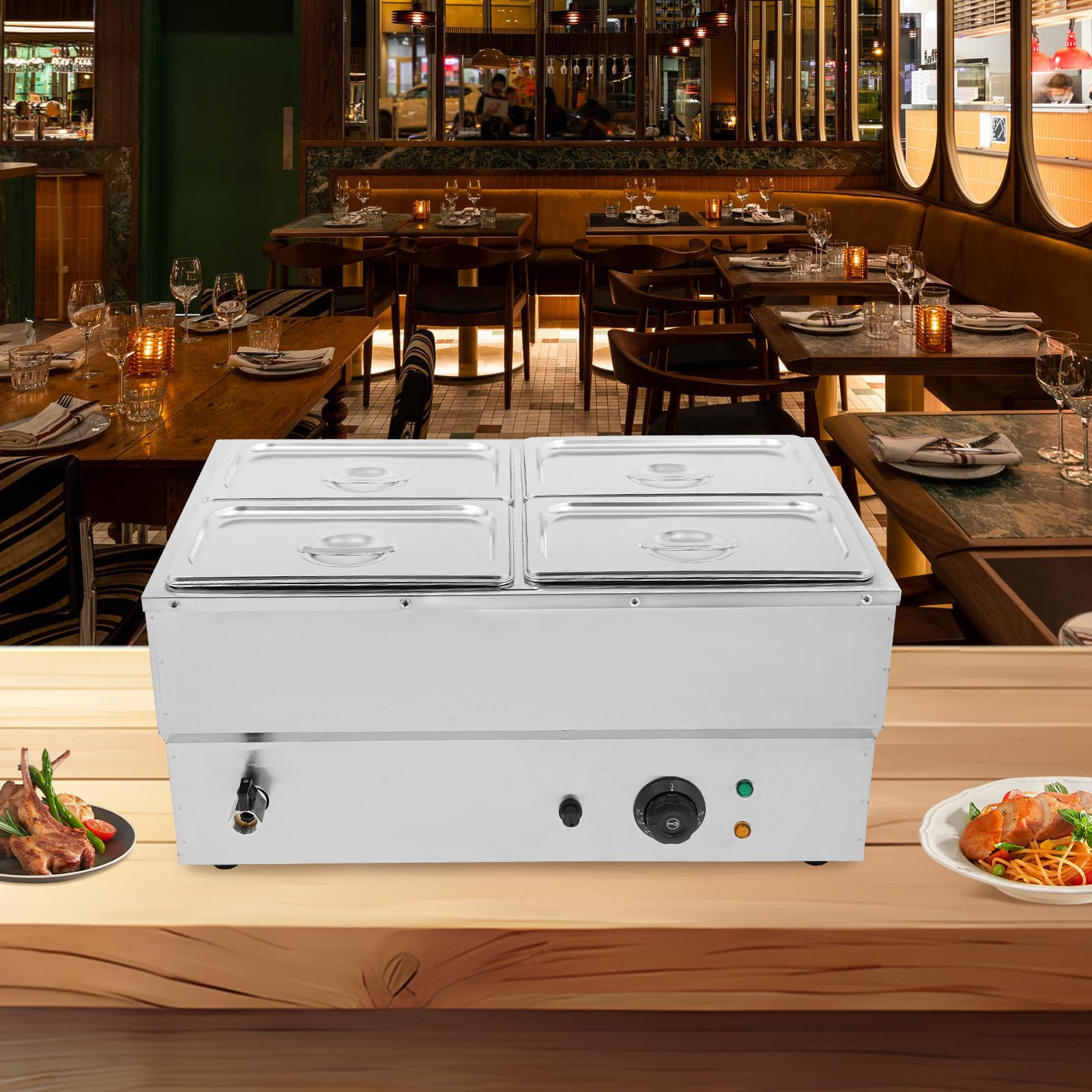 Compartments 4 Stainless Steel Commercial Food Warmer 110V,Silver Electric Soup Warmer 57*38*27cm for Keeping Cheese,Soups 4&4000ml серебряный
Compartments 4 Stainless Steel Commercial Food Warmer 110V,Silver Electric Soup Warmer 57*38*27cm for Keeping Cheese,Soups 4&4000ml серебряный