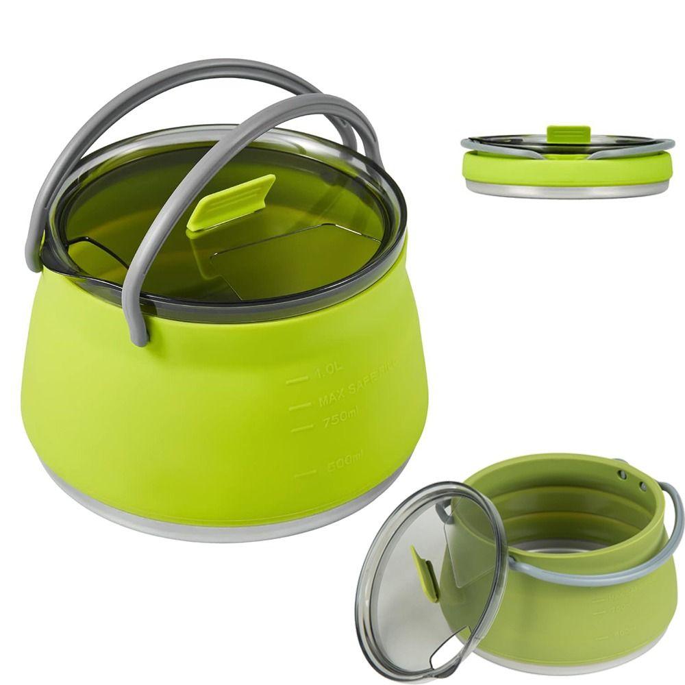 Портативный уличный силиконовый чайник 1000 мл складной кипящий чайник походные принадлежности
Портативный уличный силиконовый чайник 1000 мл складной кипящий чайник походные принадлежности