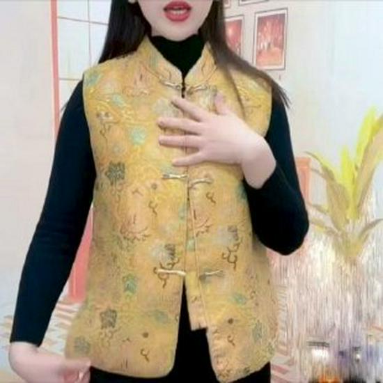 2026 National Style Spring Jacquard Vest for Middle-aged and Elderly Women - New Arrival Casual Outerwear 3XL золотой
2026 National Style Spring Jacquard Vest for Middle-aged and Elderly Women - New Arrival Casual Outerwear 3XL золотой