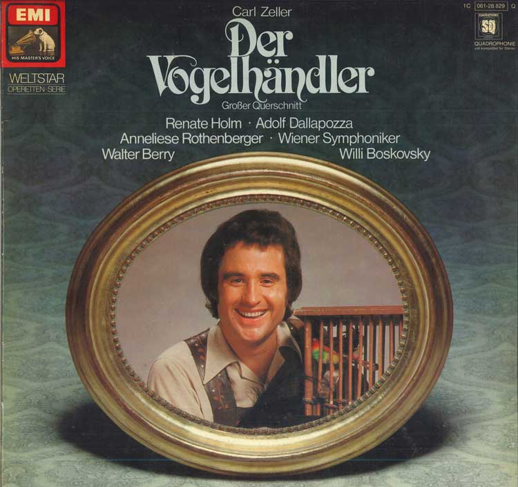 LP Record CARL ZELLER - Der Vogelhandler (Grosser Querschni 1C06128829Q CARL ZELLER Germany Classical Used
LP Record CARL ZELLER - Der Vogelhandler (Grosser Querschni 1C06128829Q CARL ZELLER Germany Classical Used
