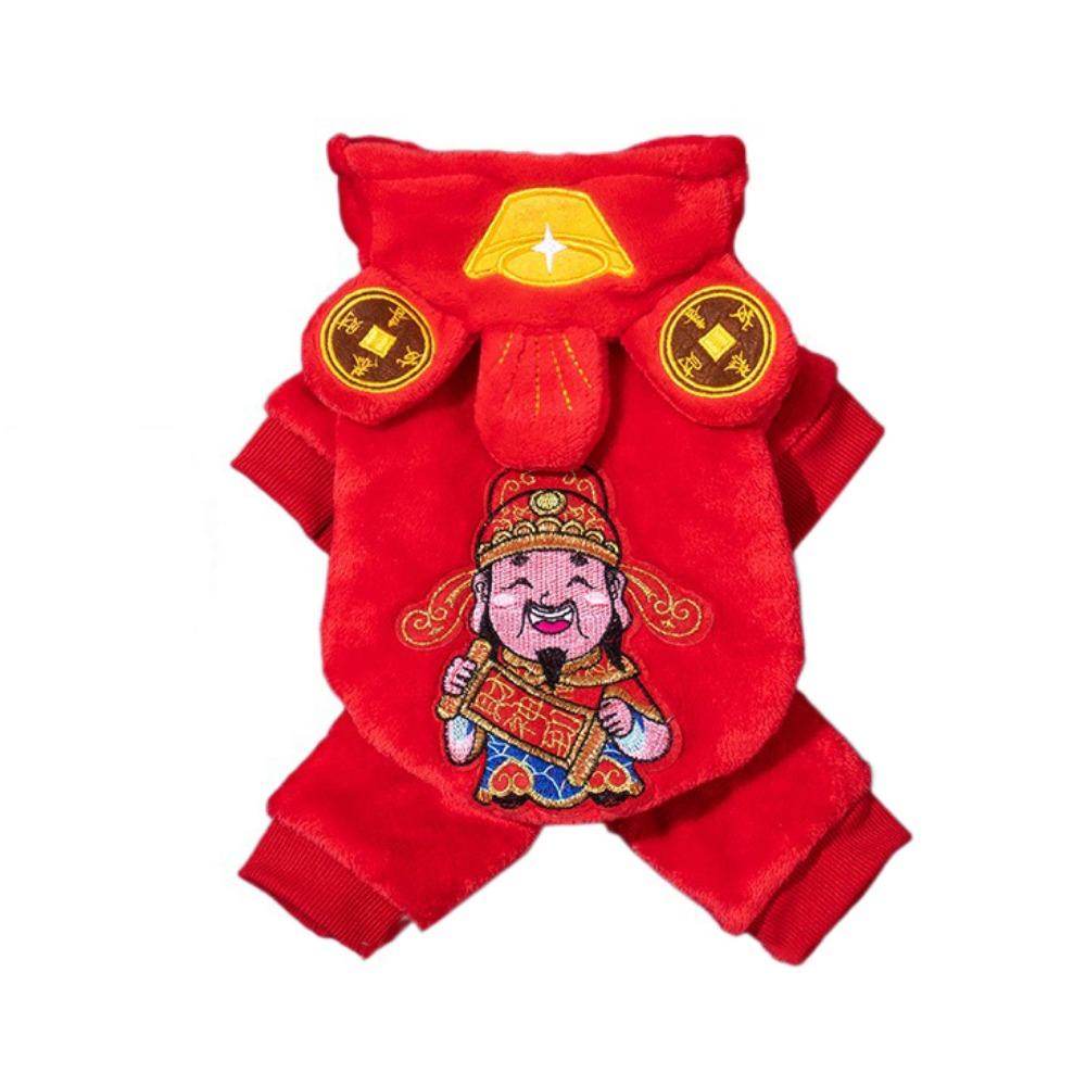 Chinese Style Dog Hoodie Sweatshirt Comfortable Cat Velvet Coat New Year S красный
Chinese Style Dog Hoodie Sweatshirt Comfortable Cat Velvet Coat New Year S красный