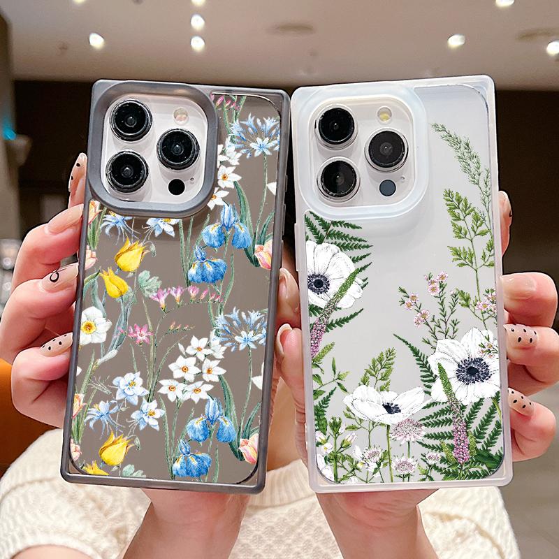 Мягкий модный чехол с принтом свежих цветов для iPhone 16 Pro Max 15 Plus 14 Pro 13 12 11 TPU прозрачный тонкий ударопрочный силиконовый прозрачный чехол для телефона iPhone 16
Мягкий модный чехол с принтом свежих цветов для iPhone 16 Pro Max 15 Plus 14 Pro 13 12 11 TPU прозрачный тонкий ударопрочный силиконовый прозрачный чехол для телефона iPhone 16