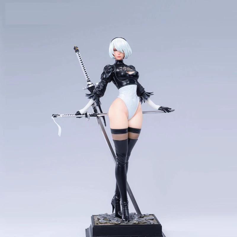 NieR Automata 2B Аниме Девушка GK Фигурка Двойная Голова Скульптура Высокий Разрез Боевой Костюм Коллекционная Статуя Настольное Украшение
NieR Automata 2B Аниме Девушка GK Фигурка Двойная Голова Скульптура Высокий Разрез Боевой Костюм Коллекционная Статуя Настольное Украшение