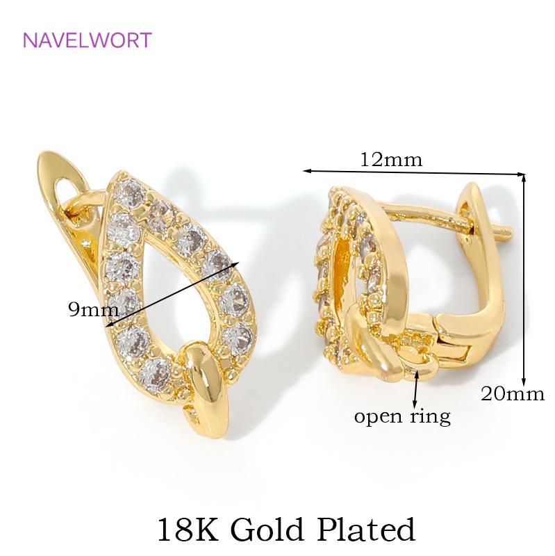 18K Gold Plated Brass Shvenzy Earwires,Earrings Fixtures Basic Fasteners,Accessories For Earrings,DIY Earring Making Findings 2 pieces
18K Gold Plated Brass Shvenzy Earwires,Earrings Fixtures Basic Fasteners,Accessories For Earrings,DIY Earring Making Findings 2 pieces