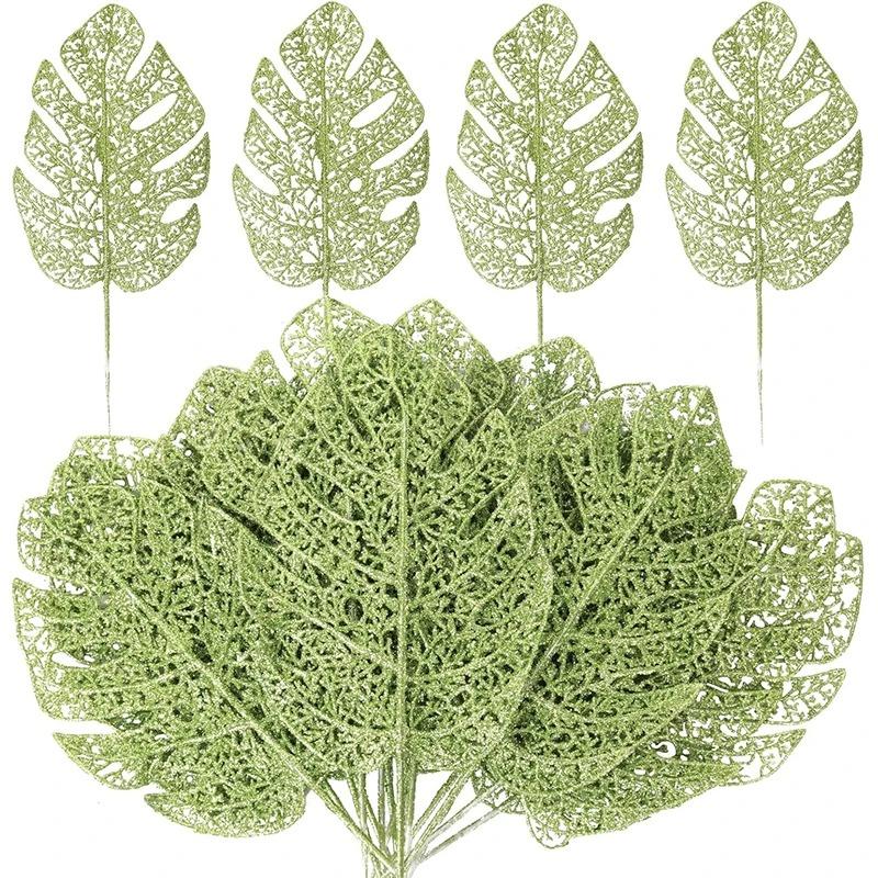 35cm Glitter Monster Leaf Artificial Tropical Palm Leaf Christmas Tree Decor Wedding Party DIY 2025 Home New Year Decor Navidad 3Pcs зелений
35cm Glitter Monster Leaf Artificial Tropical Palm Leaf Christmas Tree Decor Wedding Party DIY 2025 Home New Year Decor Navidad 3Pcs зелений