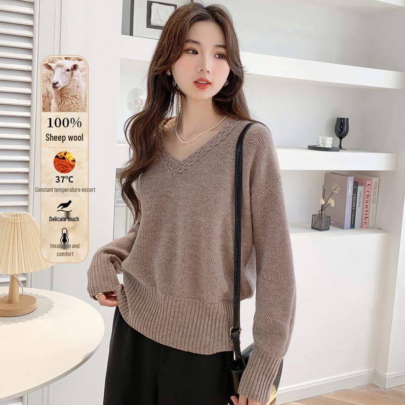 Mocana Women s Winter V-Neck Knit Wool Sweater XL
Mocana Women s Winter V-Neck Knit Wool Sweater XL