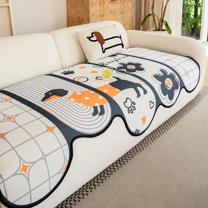 2025 summer new special-shaped sofa cushion cartoon cool ice silk seat cushion straight row non-slip and anti-cat scratch mat cover 90*70cm
2025 summer new special-shaped sofa cushion cartoon cool ice silk seat cushion straight row non-slip and anti-cat scratch mat cover 90*70cm