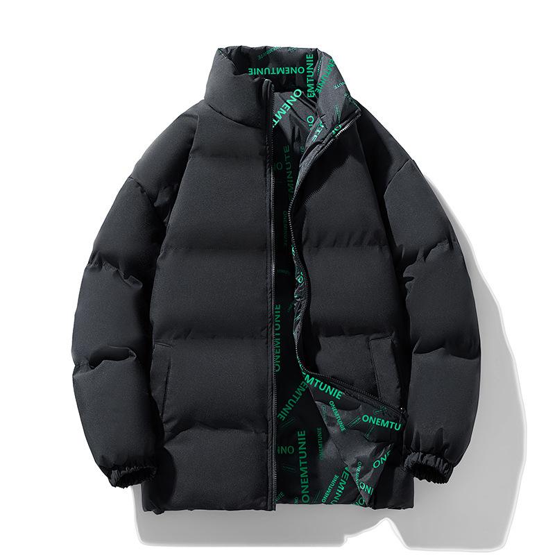 Young Men s Stand-up Collar On Both Sides of The Cotton-padded Jacket, Windproof Warm Clothes, Japanese and Korean Sports Jacket. 2XL чорний
Young Men s Stand-up Collar On Both Sides of The Cotton-padded Jacket, Windproof Warm Clothes, Japanese and Korean Sports Jacket. 2XL чорний