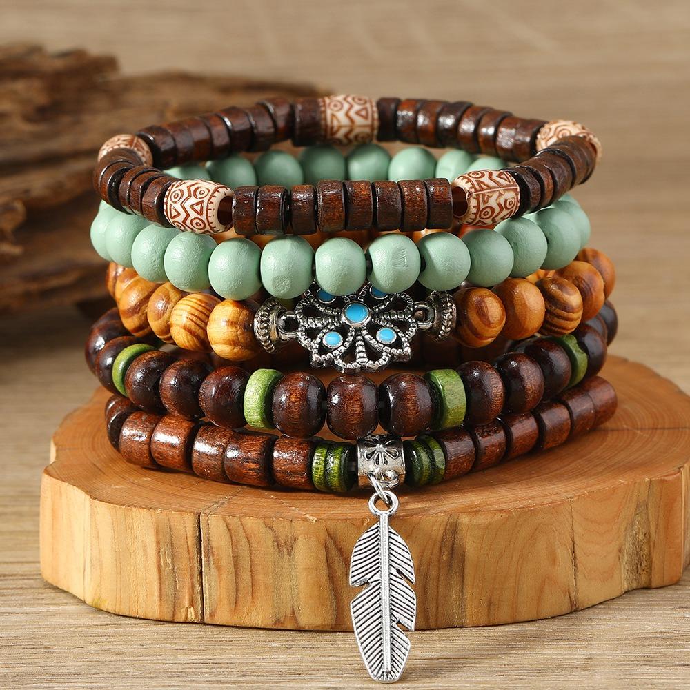 Vintage Multi-Layer Bracelet Handmade Retro Bracelet Simple Stretch Bracelet Gift Style E
Vintage Multi-Layer Bracelet Handmade Retro Bracelet Simple Stretch Bracelet Gift Style E