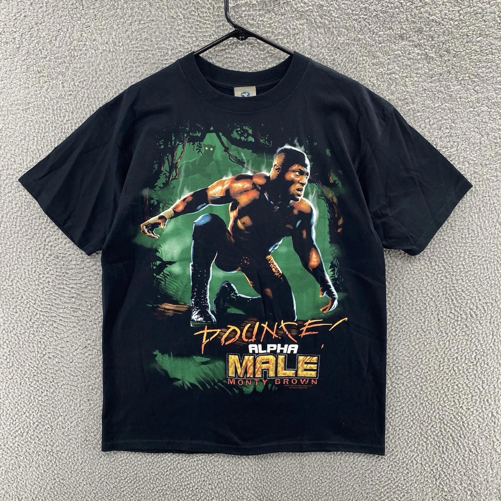 VINTAGE Alpha Male T Shirt Men Large Black TNA Liquid Blue Monty Brown 2004 New 4XL
VINTAGE Alpha Male T Shirt Men Large Black TNA Liquid Blue Monty Brown 2004 New 4XL