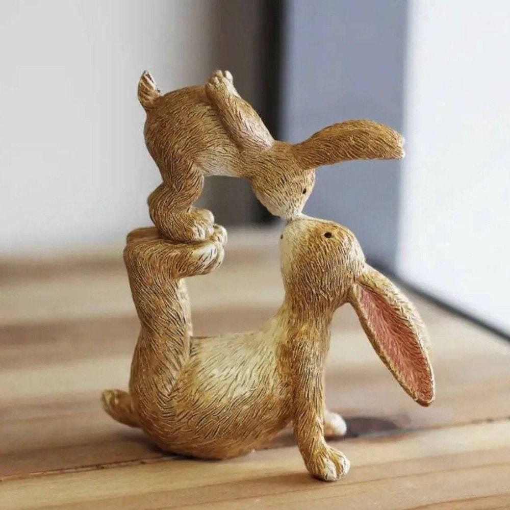 Cute Easter Kissing Bunny Figurine Resin Crafts Animal Statues Living Room Bookshelf Indoor Rabbit
Cute Easter Kissing Bunny Figurine Resin Crafts Animal Statues Living Room Bookshelf Indoor Rabbit