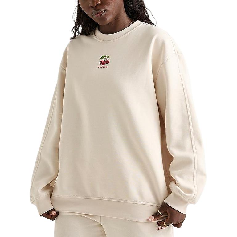 Adidas Оригинальный свитшот оверсайз Originals Ss25 из серии Cherry, модный свитшот с длинным рукавом, женский свитшот цвета экрю KC3004 S
Adidas Оригинальный свитшот оверсайз Originals Ss25 из серии Cherry, модный свитшот с длинным рукавом, женский свитшот цвета экрю KC3004 S