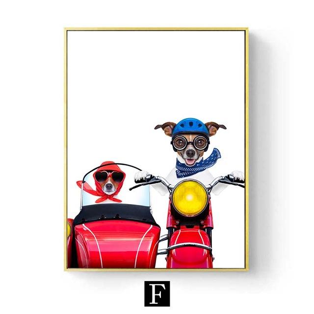 Забавные животные в наушниках, настенный художественный постер, милый кот, собака, печать на холсте, живопись, скандинавские детские украшения для детской комнаты, фотографии 21x30cm No Framed
Забавные животные в наушниках, настенный художественный постер, милый кот, собака, печать на холсте, живопись, скандинавские детские украшения для детской комнаты, фотографии 21x30cm No Framed