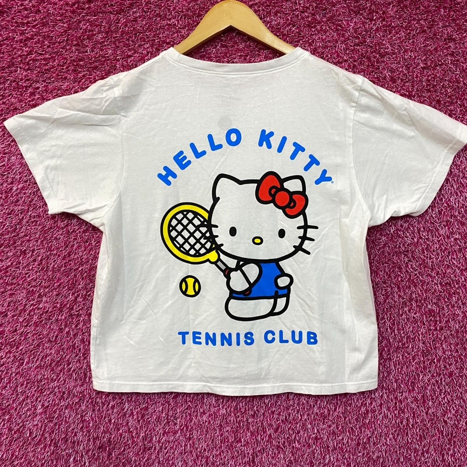 Клуб большого тенниса Hello Kitty Sanrio Kawaii Спортивный Промо Укороченный топ L S
Клуб большого тенниса Hello Kitty Sanrio Kawaii Спортивный Промо Укороченный топ L S