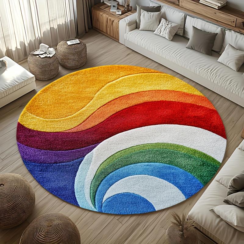 Creative Color Velvet Pattern Round Pillow Mat, Fleece Meditation Yoga Cushion for Indoor Decor, Portable Floor Seat Pad Diameter 60cm
Creative Color Velvet Pattern Round Pillow Mat, Fleece Meditation Yoga Cushion for Indoor Decor, Portable Floor Seat Pad Diameter 60cm