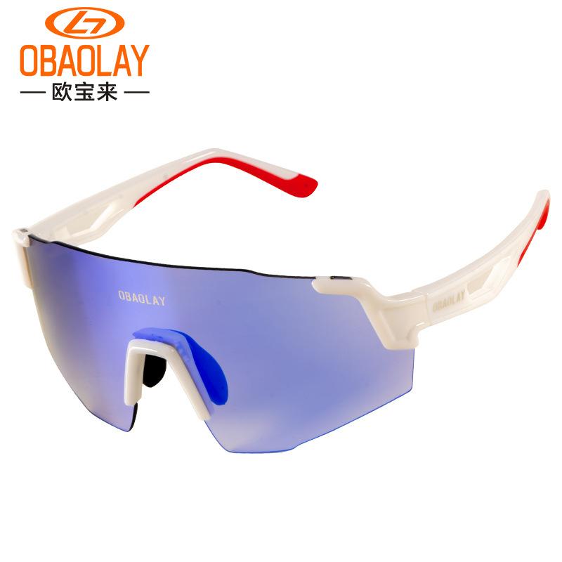 Oubao s Color-Changing Cycling Glasses for Running, Hiking, Windproof Mountain Bike Protective Eyewear, Myopia Sports Glasses White and red frame+Color
Oubao s Color-Changing Cycling Glasses for Running, Hiking, Windproof Mountain Bike Protective Eyewear, Myopia Sports Glasses White and red frame+Color