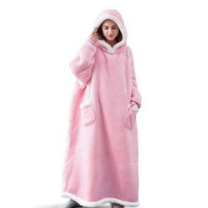 2025 Super Long Flannel Blanket with Sleeves Winter Hoodies Sweatshirt Women Pullover Fleece Giant Bathrobe 120 светло-розовый
2025 Super Long Flannel Blanket with Sleeves Winter Hoodies Sweatshirt Women Pullover Fleece Giant Bathrobe 120 светло-розовый