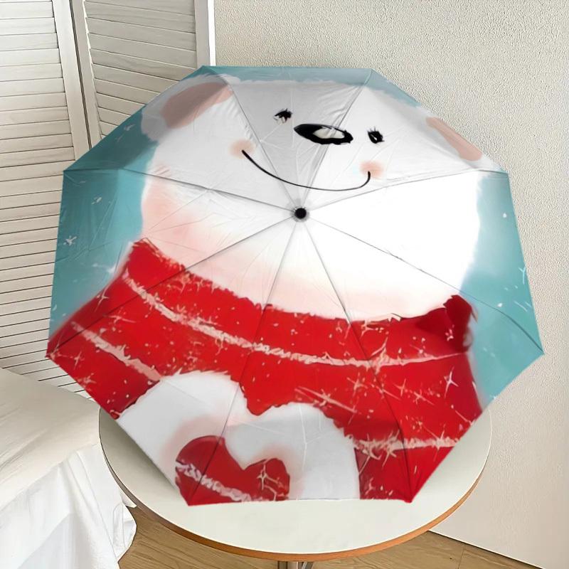 1pc Polar Bear Winter Scarf Umbrella with Plastic Handle,Suitable for All Seasons Home Travel Outdoor UmbrellaDD289
1pc Polar Bear Winter Scarf Umbrella with Plastic Handle,Suitable for All Seasons Home Travel Outdoor UmbrellaDD289