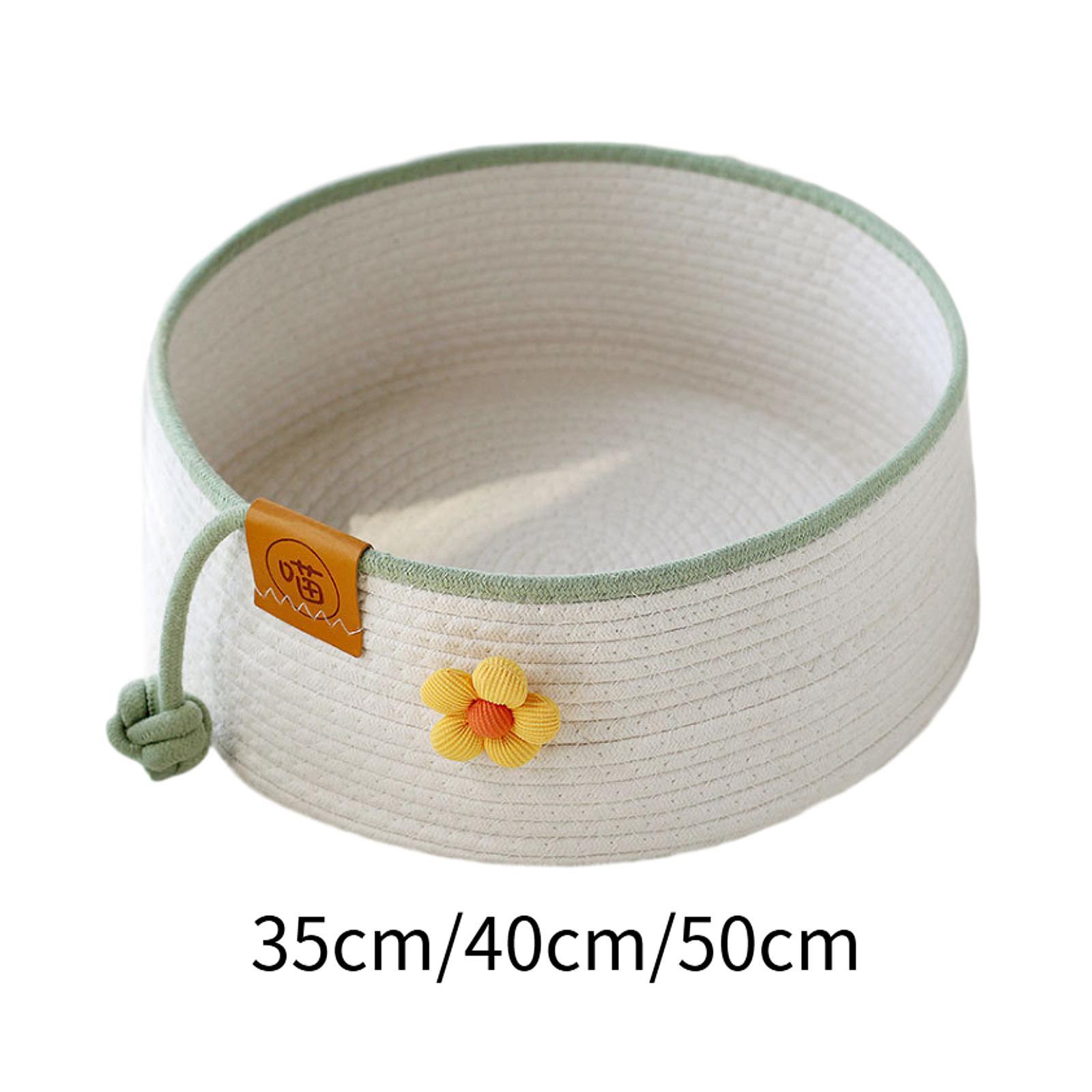 Cat Scratcher Bed Handwoven Round Furniture Protector Sleeping Basket Kitten 35 cm x 14 cm
Cat Scratcher Bed Handwoven Round Furniture Protector Sleeping Basket Kitten 35 cm x 14 cm