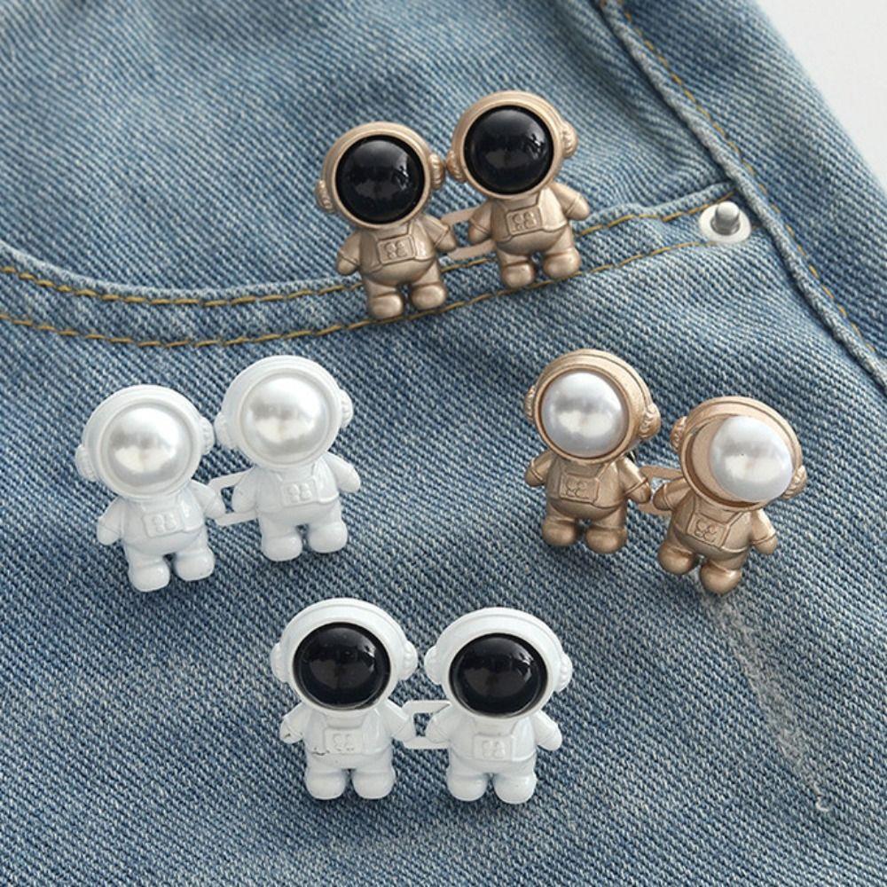Button Clasps Astronaut Jean Fit Tighten Buckles Zinc Zinc Alloy Jean Buttons for Loose Jeans Party black-black helmet
Button Clasps Astronaut Jean Fit Tighten Buckles Zinc Zinc Alloy Jean Buttons for Loose Jeans Party black-black helmet