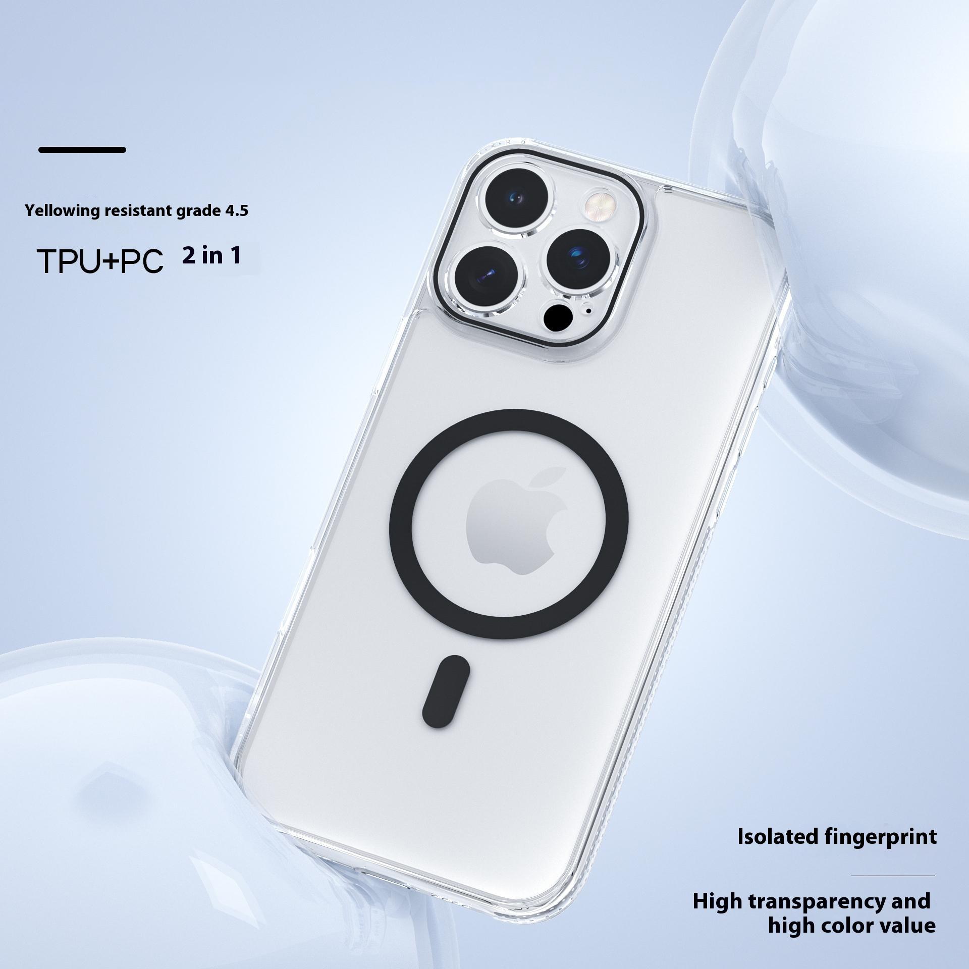 For iPhone 15 Pro Case Crystal Clear TPU+PC Protective Cover Compatible with MagSafe Sky Blue
For iPhone 15 Pro Case Crystal Clear TPU+PC Protective Cover Compatible with MagSafe Sky Blue
