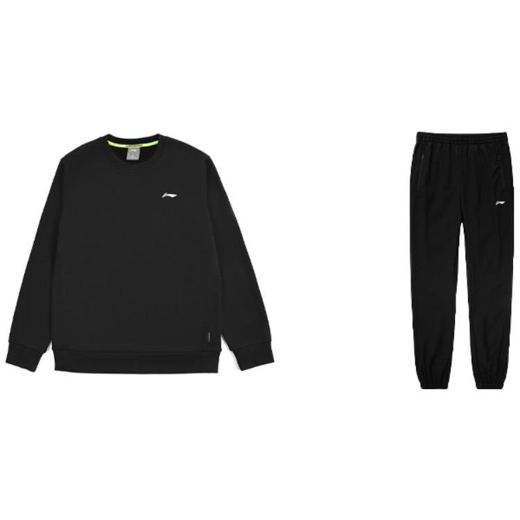Li Ning Training Series однотонный логотип свободный повседневный свитер с круглым вырезом длинный рукав толстовка эластичные длинные брюки спортивный костюм AWDQ643-4+AYKSC71-1 S
Li Ning Training Series однотонный логотип свободный повседневный свитер с круглым вырезом длинный рукав толстовка эластичные длинные брюки спортивный костюм AWDQ643-4+AYKSC71-1 S