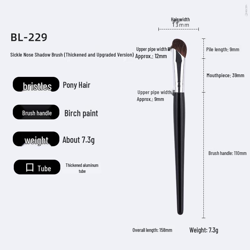 Scythe Series Multi-Use Makeup Brush: Eyeliner, Eyeshadow, Nose Contour, Eye Blending - Ideal for Beginners
Scythe Series Multi-Use Makeup Brush: Eyeliner, Eyeshadow, Nose Contour, Eye Blending - Ideal for Beginners