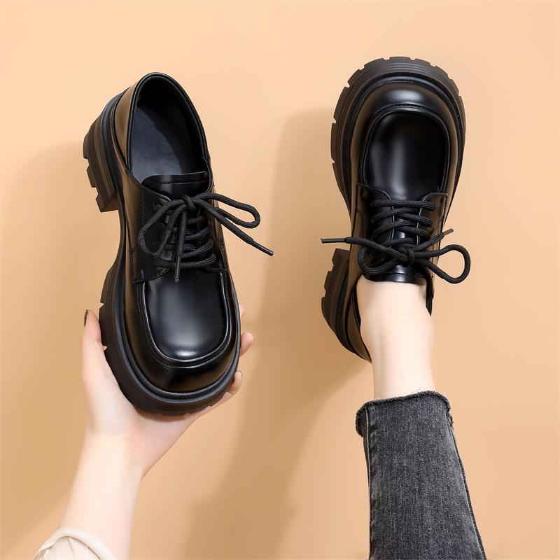 Жіноче взуття на високих підборах, нове весняне та осіннє, товсте взуття на одному каблуці, лофери, жіноче британське взуття з невеликою шкіряною підошвою, середня довжина, шнурівка, товста підошва, модне повсякденне взуття 40
Жіноче взуття на високих підборах, нове весняне та осіннє, товсте взуття на одному каблуці, лофери, жіноче британське взуття з невеликою шкіряною підошвою, середня довжина, шнурівка, товста підошва, модне повсякденне взуття 40