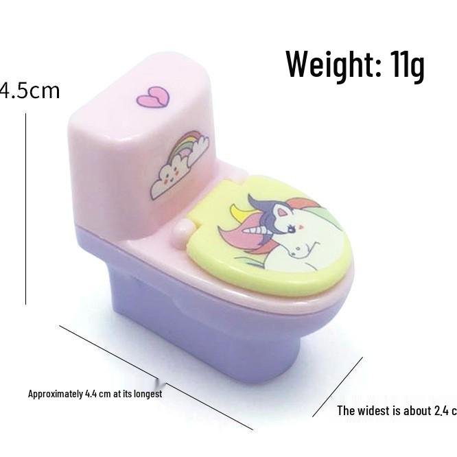 Toilet-Shaped Pencil Sharpener with Eraser and Knife for Students
Toilet-Shaped Pencil Sharpener with Eraser and Knife for Students