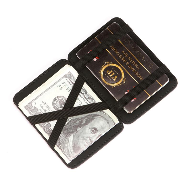 Thin Mini Wallet Men Business PU Leather Magic Wallets Credit Card Holder чёрный
Thin Mini Wallet Men Business PU Leather Magic Wallets Credit Card Holder чёрный