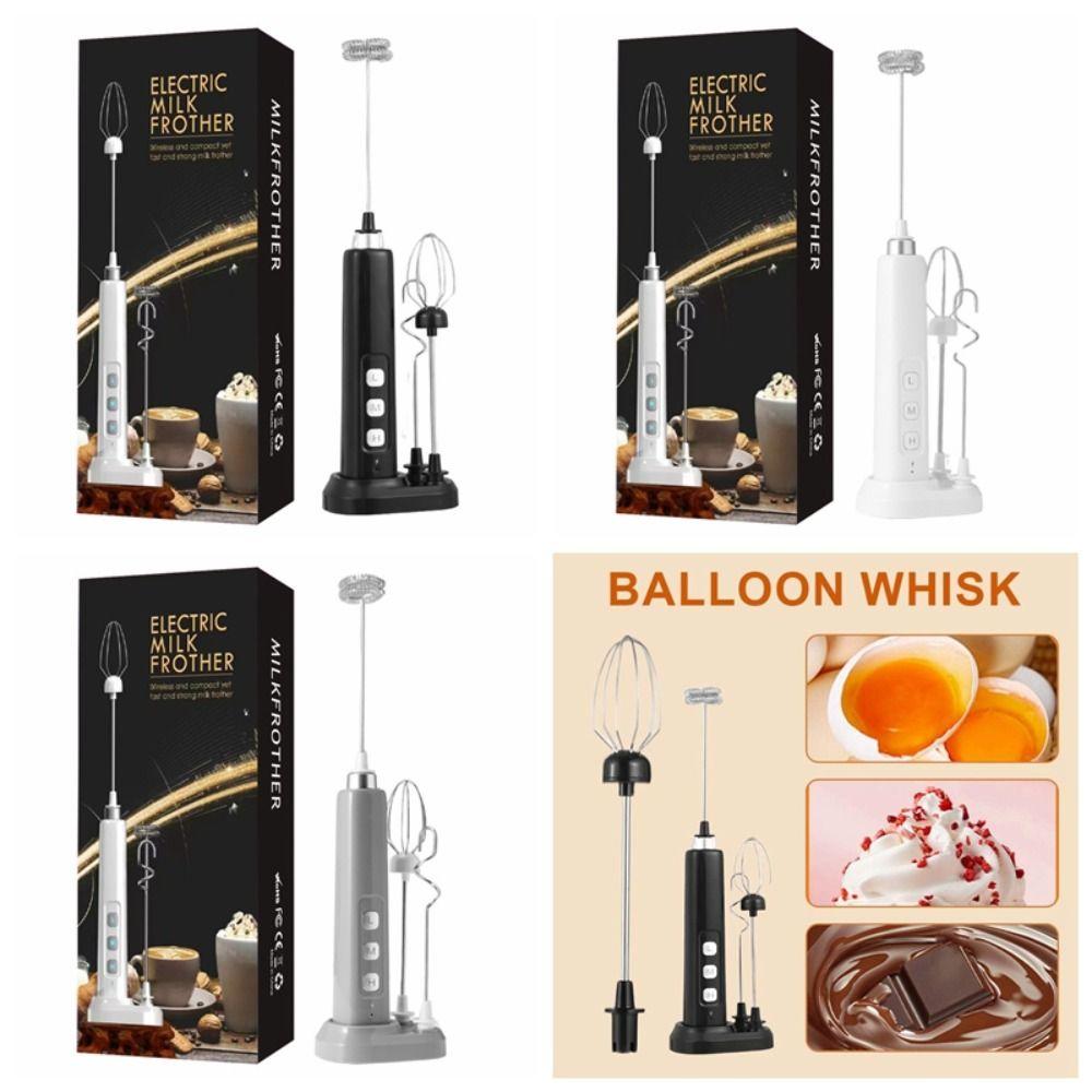 304 Stainless Steel Electric Milk Frother with Charging Base Coffee Drink Mixer Milk Frother Wand білий
304 Stainless Steel Electric Milk Frother with Charging Base Coffee Drink Mixer Milk Frother Wand білий