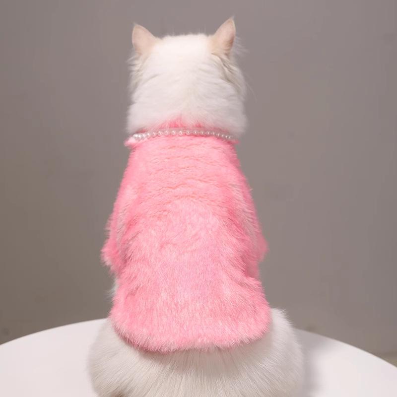 Soft Faux Fur Winter Cat Coat, Warm Pet Jacket for Cold Weather, XS-XL for Small to Medium Cats, Indoor & Outdoor Use XS: Bust 32cm, 1.0-2kg
Soft Faux Fur Winter Cat Coat, Warm Pet Jacket for Cold Weather, XS-XL for Small to Medium Cats, Indoor & Outdoor Use XS: Bust 32cm, 1.0-2kg